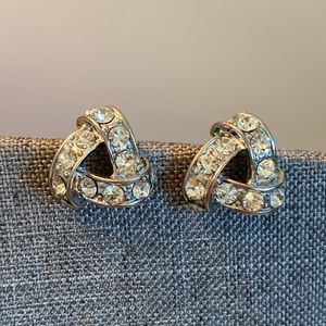 Hollywood Rhinestone Earrings (Vintage: Pierced)